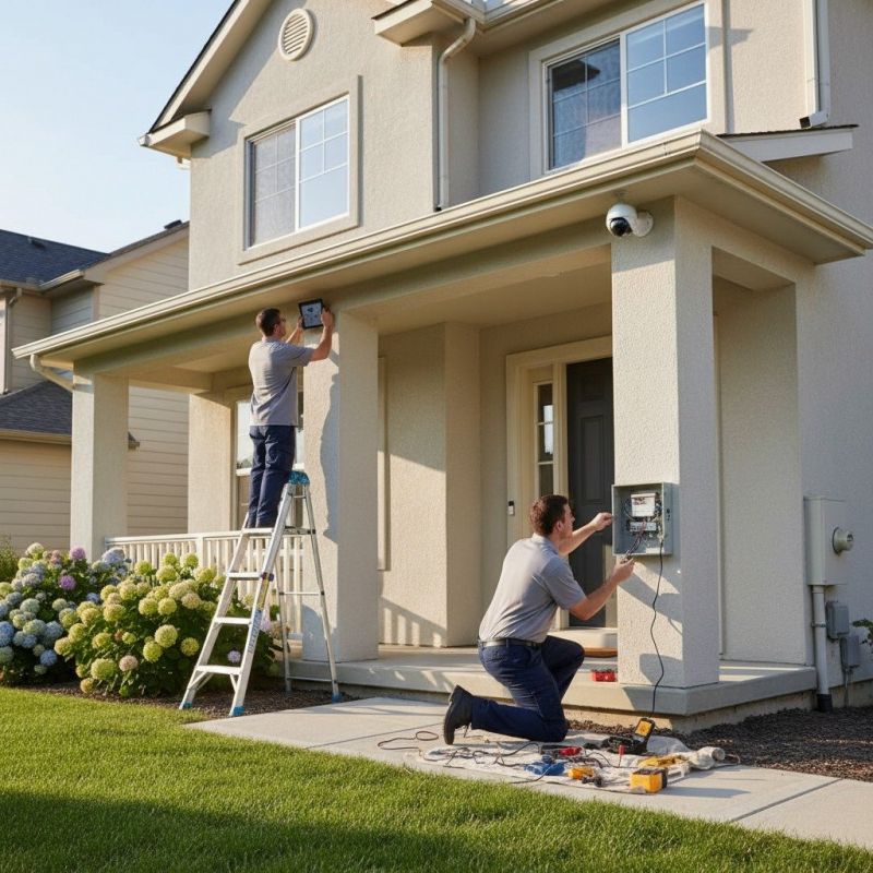 Local Security Door Installation Service pros at work